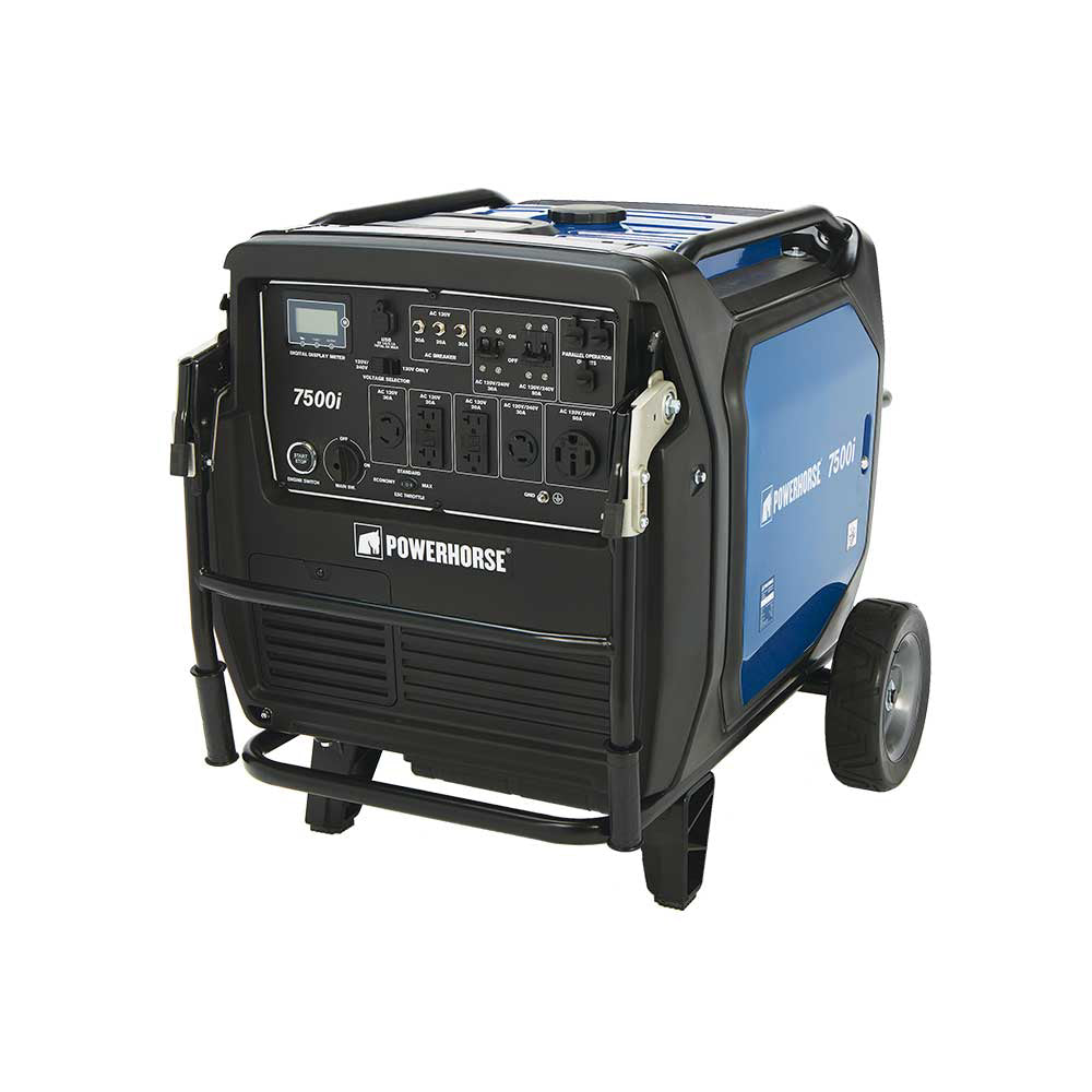 Powerhorse Generator Inverter 7,500 Surge Watt Electric Start - 74006