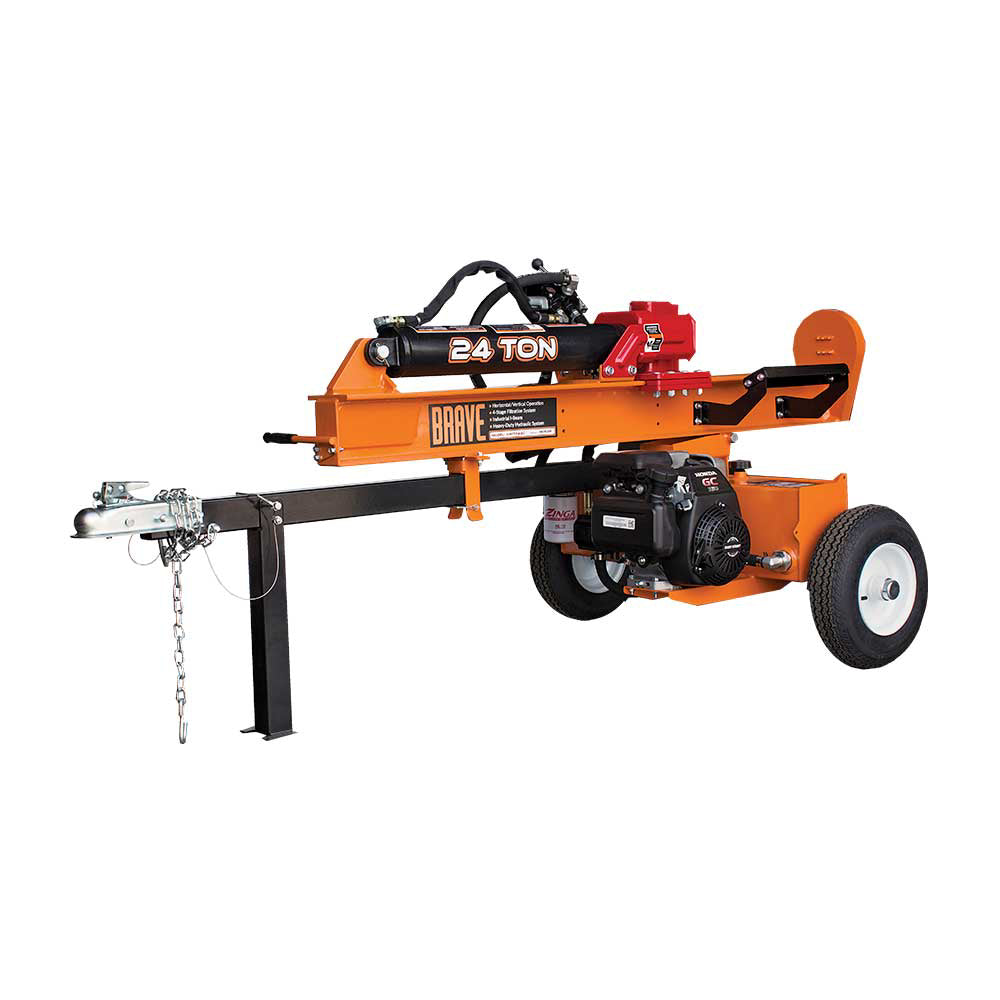 Brave Log Splitter 24-Ton Honda GC160 - VH1724GC