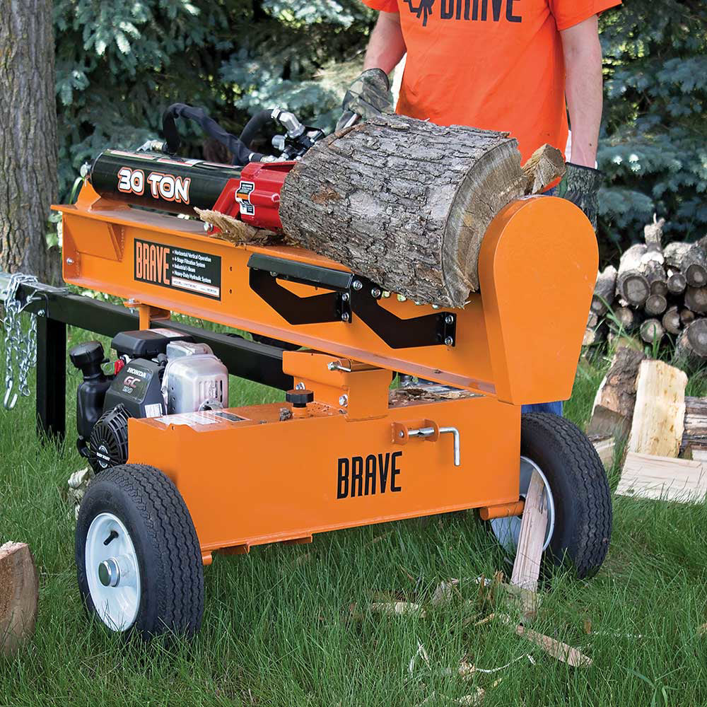 Brave Log Splitter 30-Ton Honda GC190 - VH1730GC