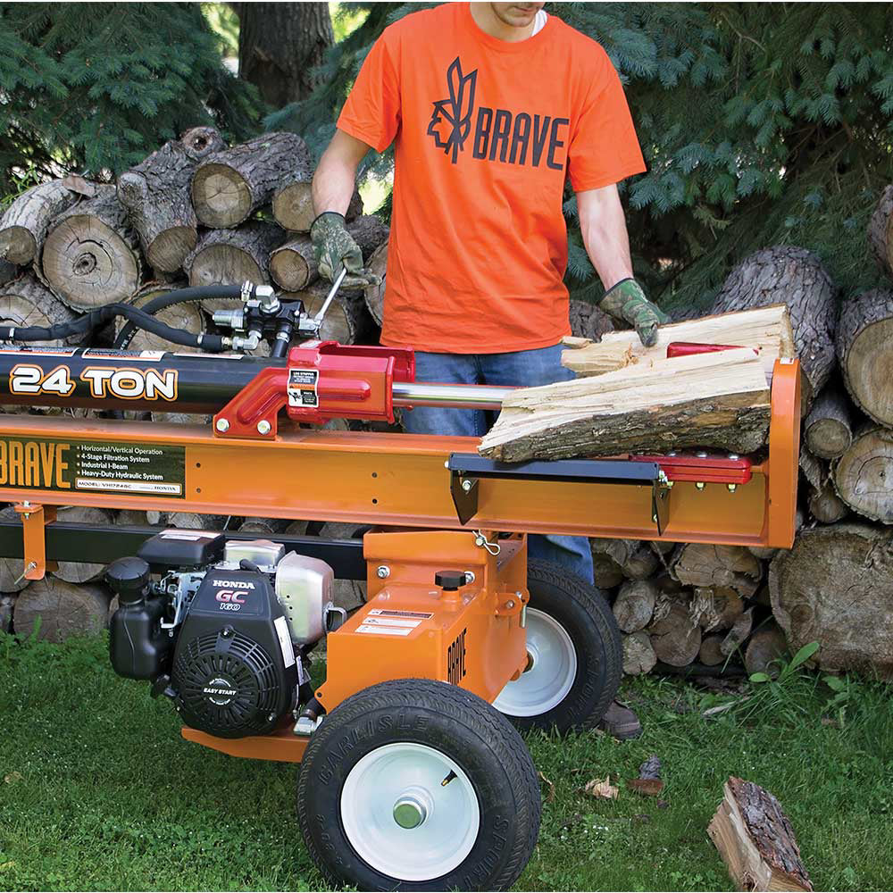 Brave Log Splitter 24-Ton Honda GC160 - VH1724GC