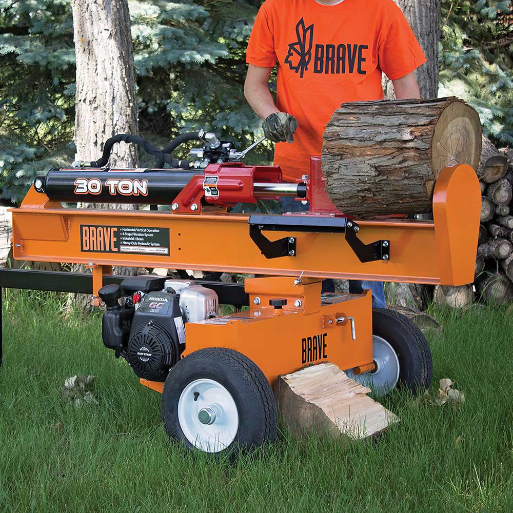 Brave Log Splitter 30-Ton Honda GC190 - VH1730GC