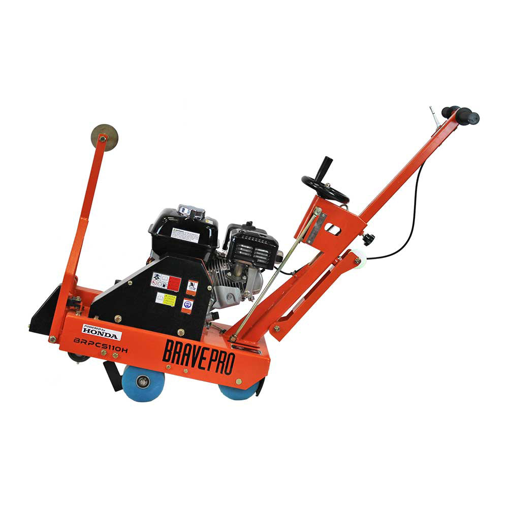 Brave Green Concrete Saw 10 In. Honda GX200 - BRPCS110H