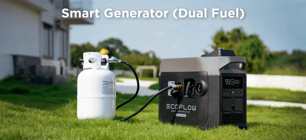 EcoFlow DELTA Pro + EcoFlow Smart Generator (Dual Fuel) - DP-DG200-TG