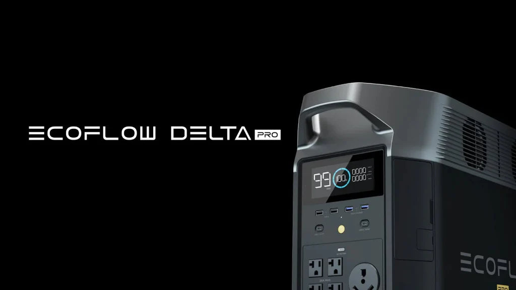 EcoFlow DELTA Pro + 400W Portable Solar Panel - 1/2/3 - DELTAPro - 400W/400W2/400W3 - US