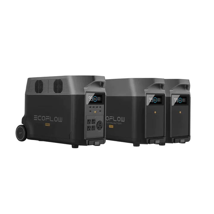 EcoFlow DELTA Pro + Smart Extra Battery / +2 DELTA Pro Extra Battery - DELTAPro-DELTAProEB - US/US2