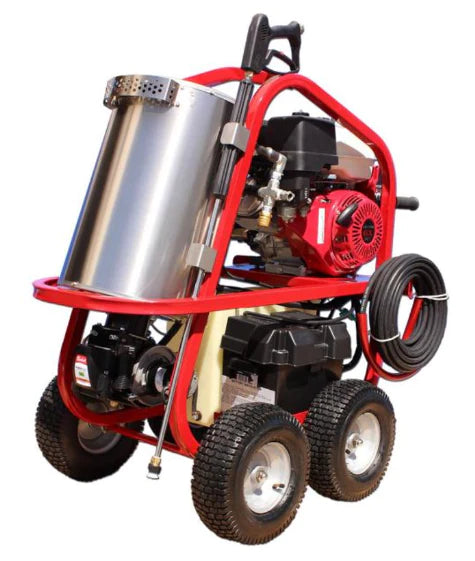 Pressure-Pro SH Dirt Laser Professional 4000 PSI 3.5 GPM Gas Pressure Washer with Electric Start, Honda GX 390 Engine, and Steam - SH40004HH