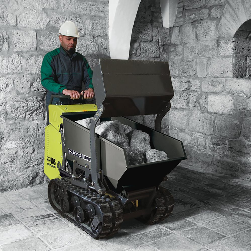 Imer Carry 105E Electric Mini Track Dumper w/ Tipping Bucket-5105003