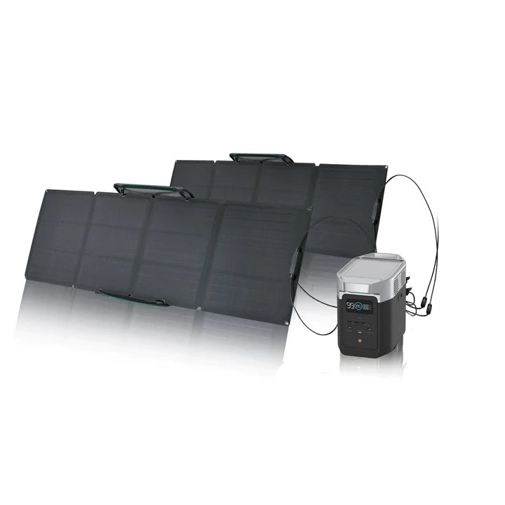 EcoFlow DELTA 2 + 160W Portable Solar Panel - 1/2 - DELTA2-160W/160W2