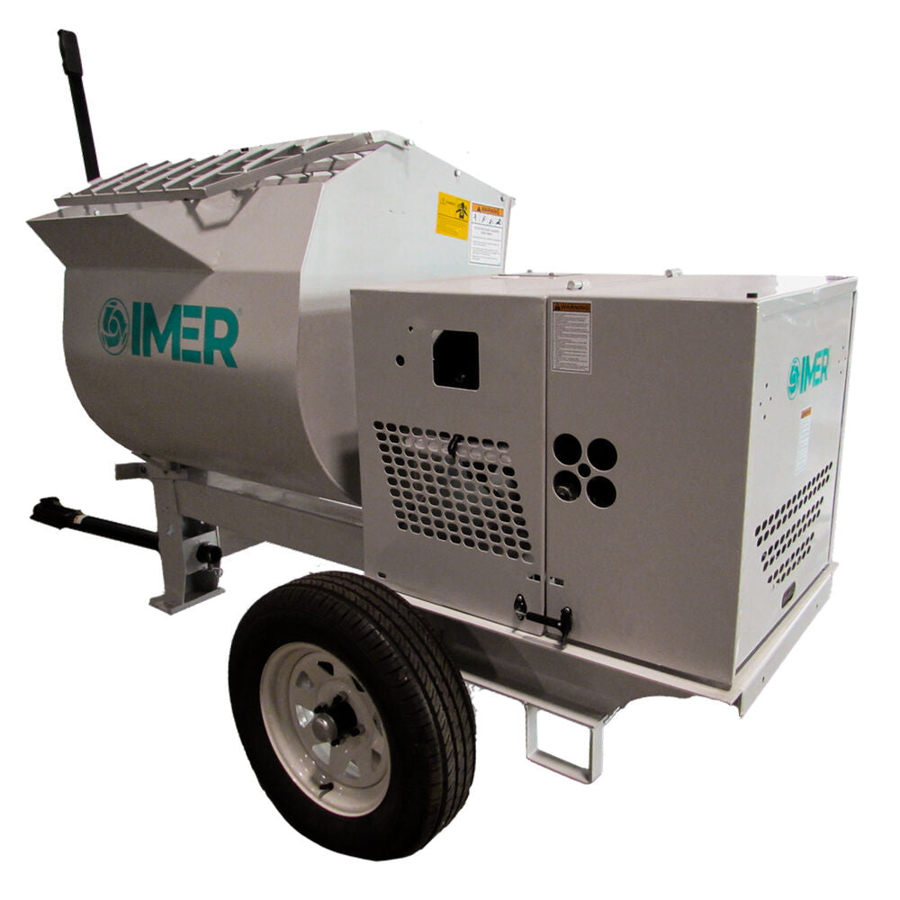 Imer HSM 12 Towable Steel Drum Mortar Mixers- 1130121/1130122