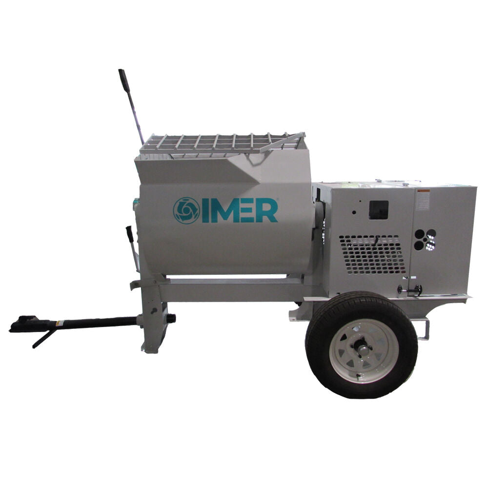 Imer HSM 12 Towable Steel Drum Mortar Mixers- 1130121/1130122