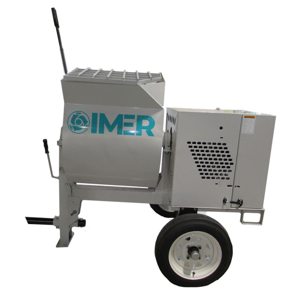 Imer HSM 8 Towable Steel Drum Mortar Mixers- 1130081/1130082