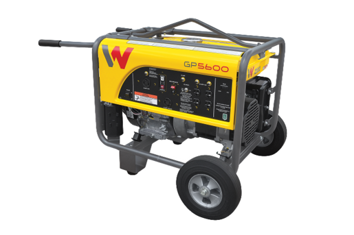 Wacker Neuson GP5600A 5600 Watt Portable Generator w/Wheel Kit - 5100041979