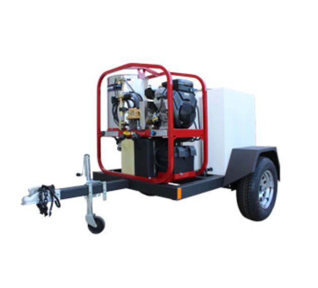 Pressure-Pro Dirt Laser 4000 PSI @ 3.5 GPM Honda Engine Power Washer Single Axle Pressure Washer Trailer - T185SKH/SK40004HH