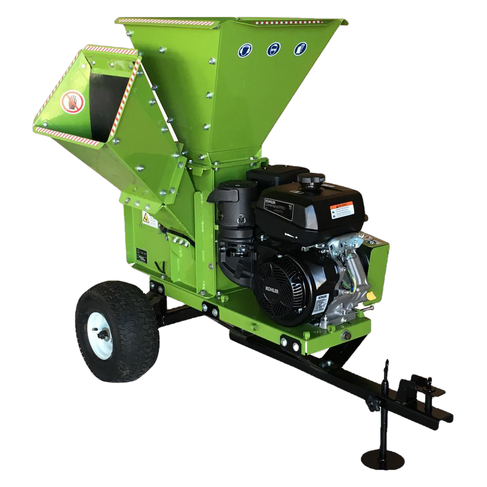 Yardbeast 429cc 14HP Kohler CH440 3.5" Wood Chipper Shredder w/ Trailer Hitch - 2090ATV